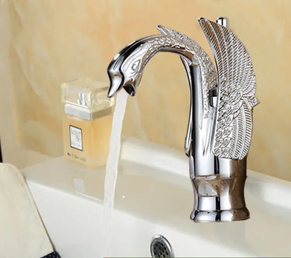 Antique Copper Bathroom Vanity Washbasin Faucet