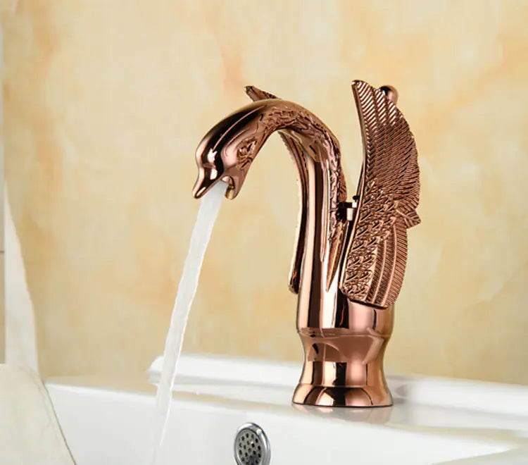 Antique Copper Bathroom Vanity Washbasin Faucet