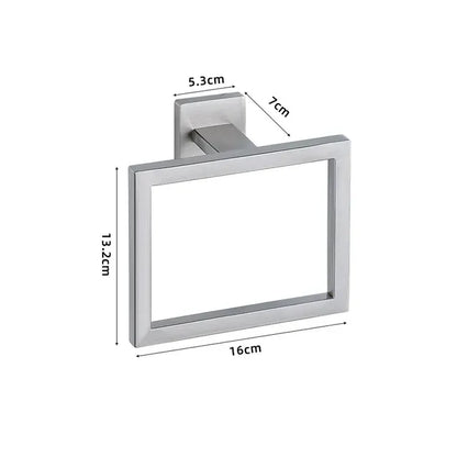 Wall-Mounted Stainless Steel Bathroom Hardware Set