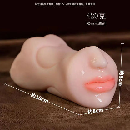 Realistic Oral Sex Masturbator with Texture for Adults