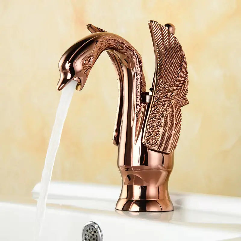 Antique Copper Bathroom Vanity Washbasin Faucet