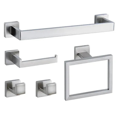 Wall-Mounted Stainless Steel Bathroom Hardware Set