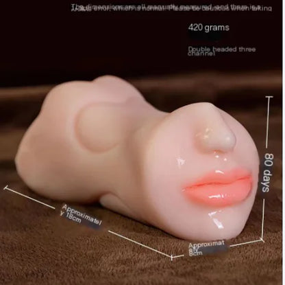 Realistic Oral Sex Masturbator with Texture for Adults
