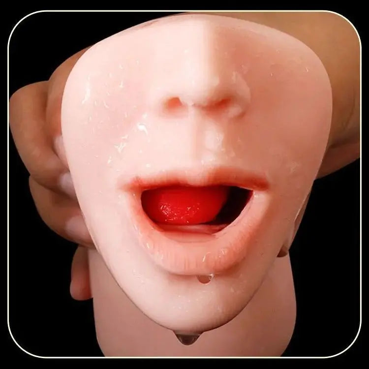 Realistic Oral Sex Masturbator with Texture for Adults