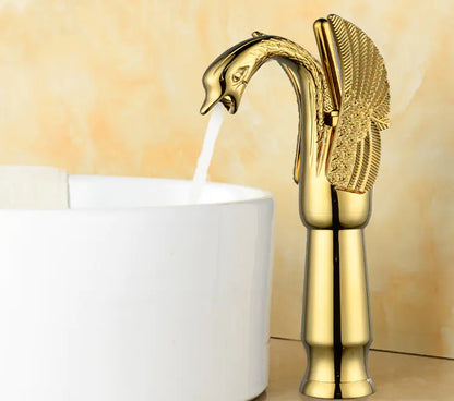 Antique Copper Bathroom Vanity Washbasin Faucet