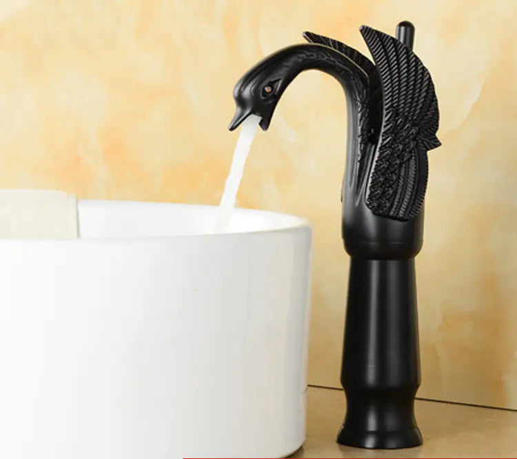 Antique Copper Bathroom Vanity Washbasin Faucet